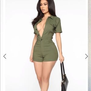 Safari excursion romper